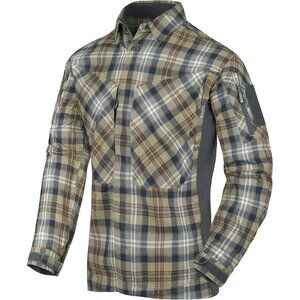 Helikon-Tex Plaid MBDU Flannel Shirt Timber Olive Plaid Men's L